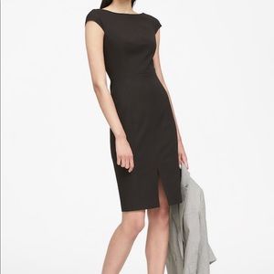 Banana Republic Sheath Black Dress